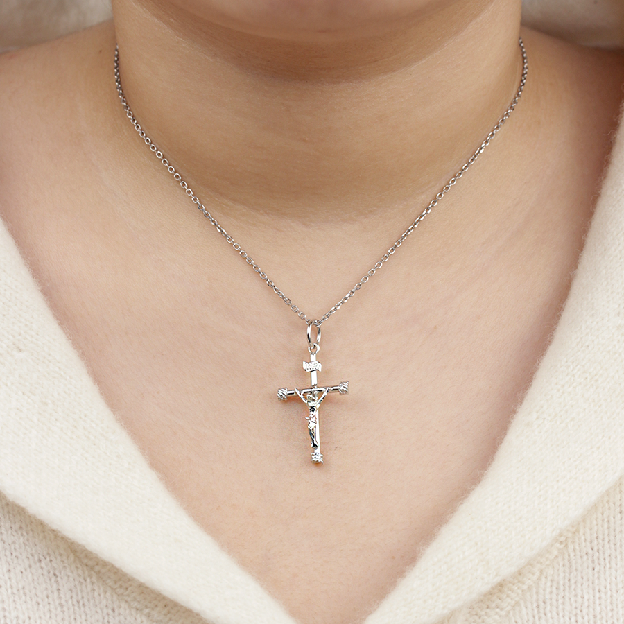 Colgante Crucifijo de Plata 925