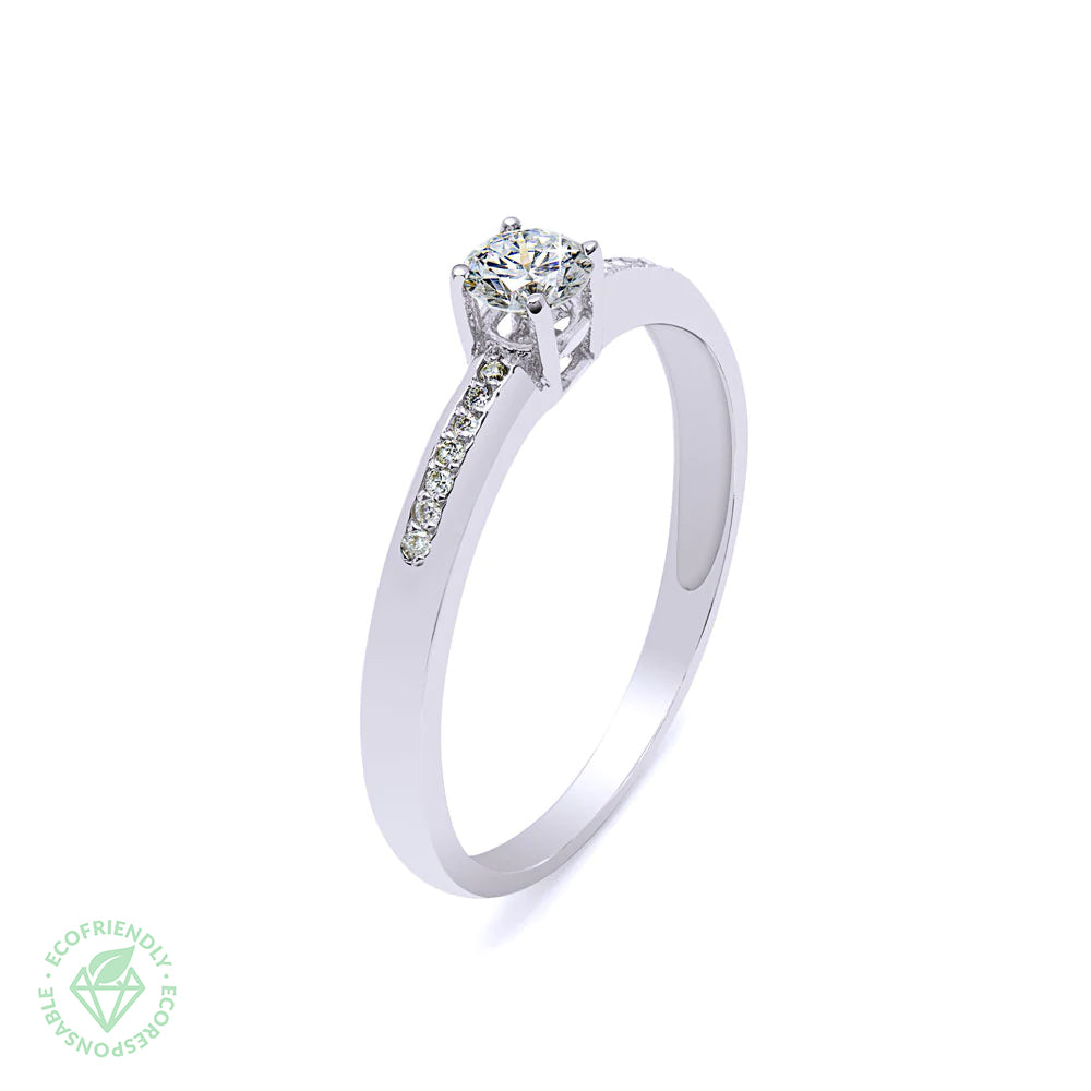 Anillo Nice de Oro con Diamantes