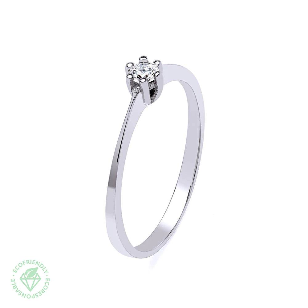 Anillo Selene de Oro con Diamantes