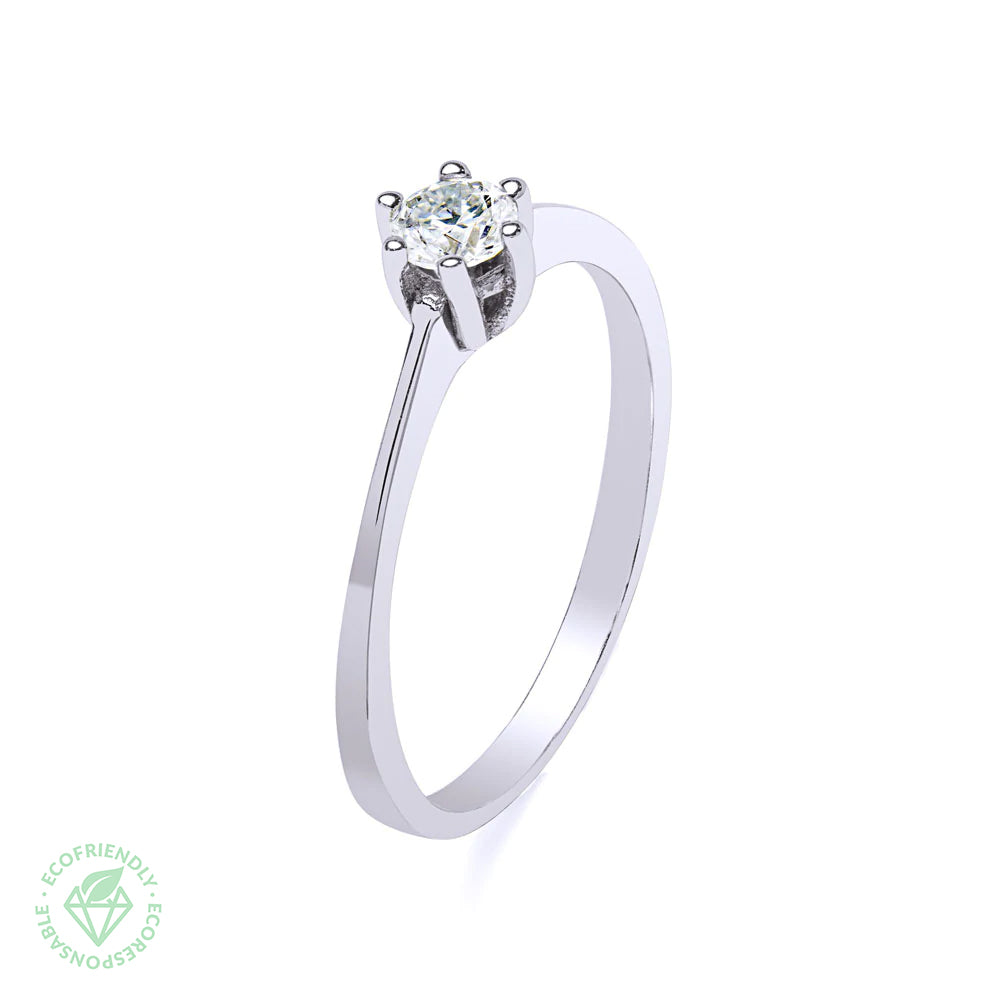Anillo Selene de Oro con Diamantes