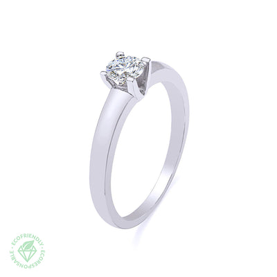 Anillo Belle de Oro 18K con Diamantes Personalizado