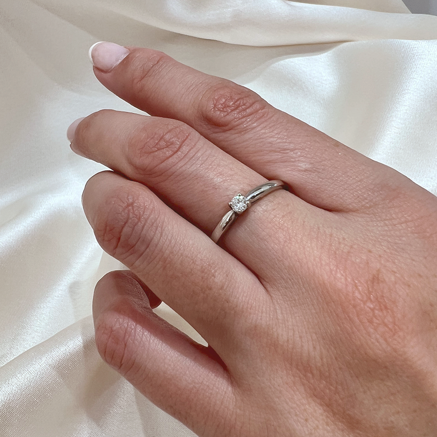 Anillo Diamantes Amantis 0,1ct.