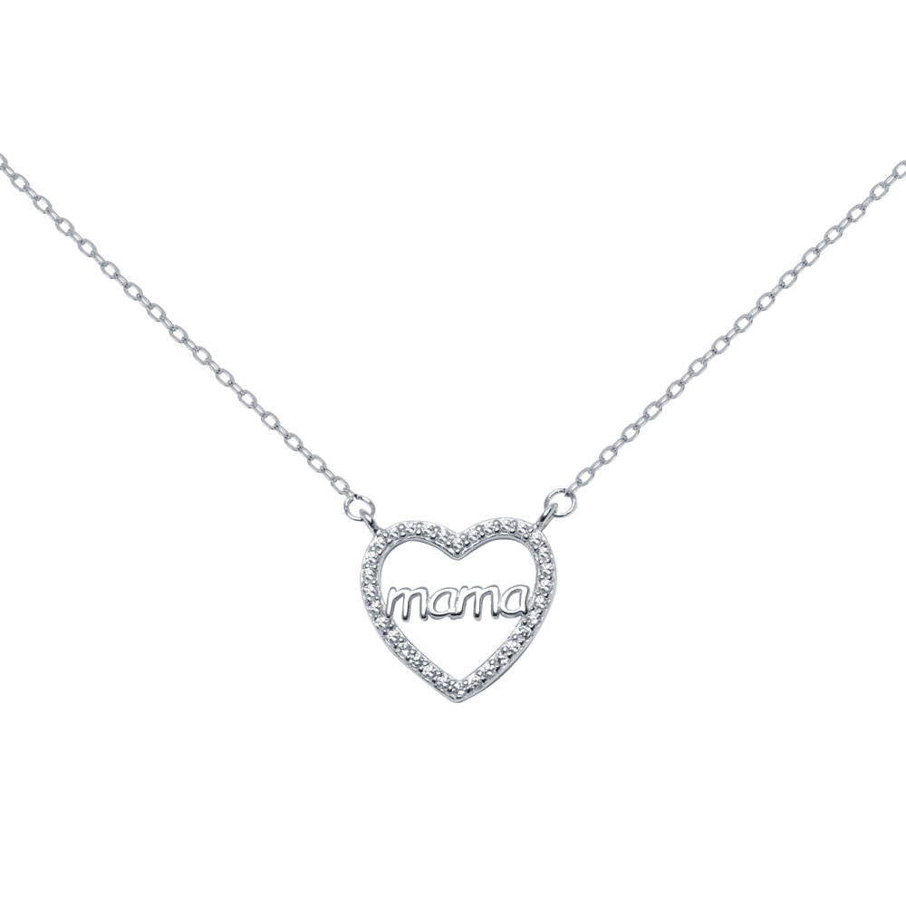 Gargantilla Corazón Mamá Circonitas