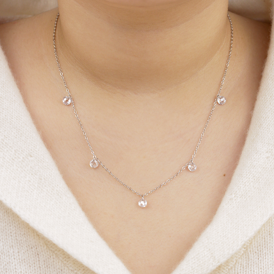 Collar de Plata 925 con Cristales