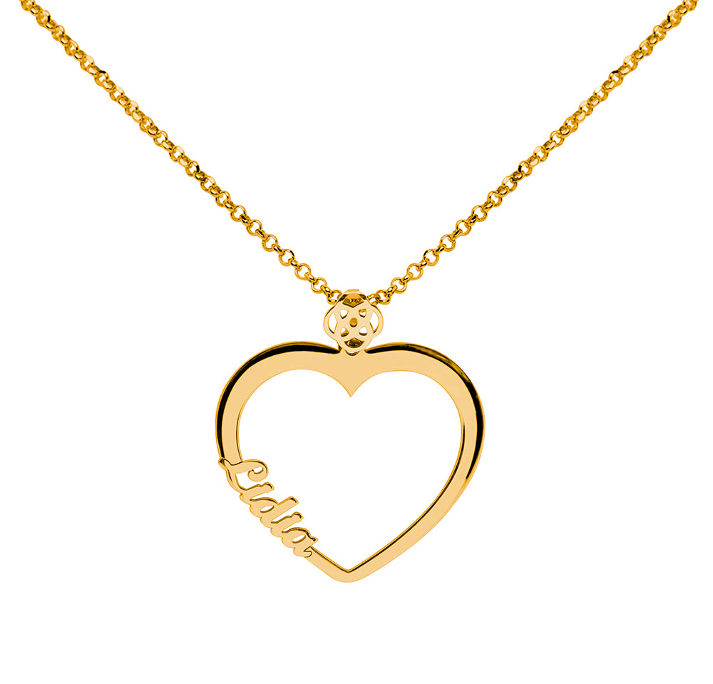 Collar Love You de Plata 925 Personalizado