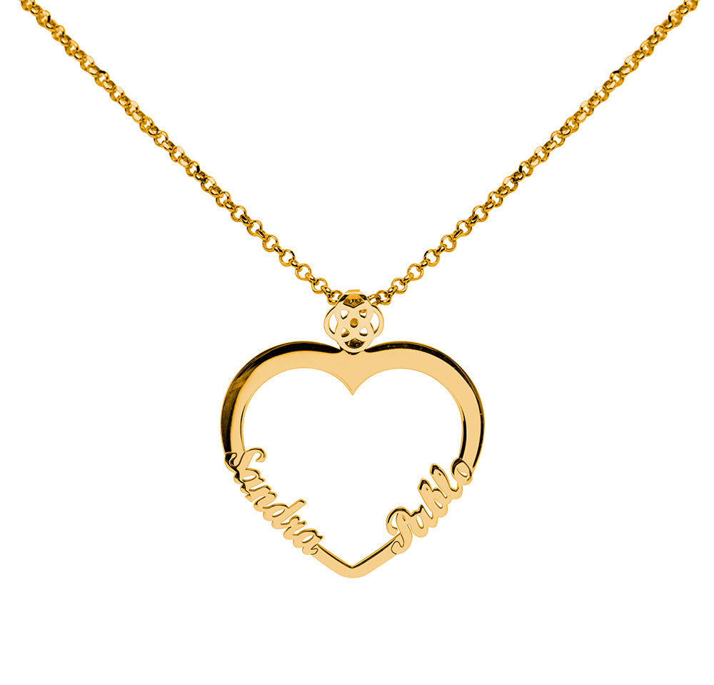 Collar Love You de Plata 925 Personalizado
