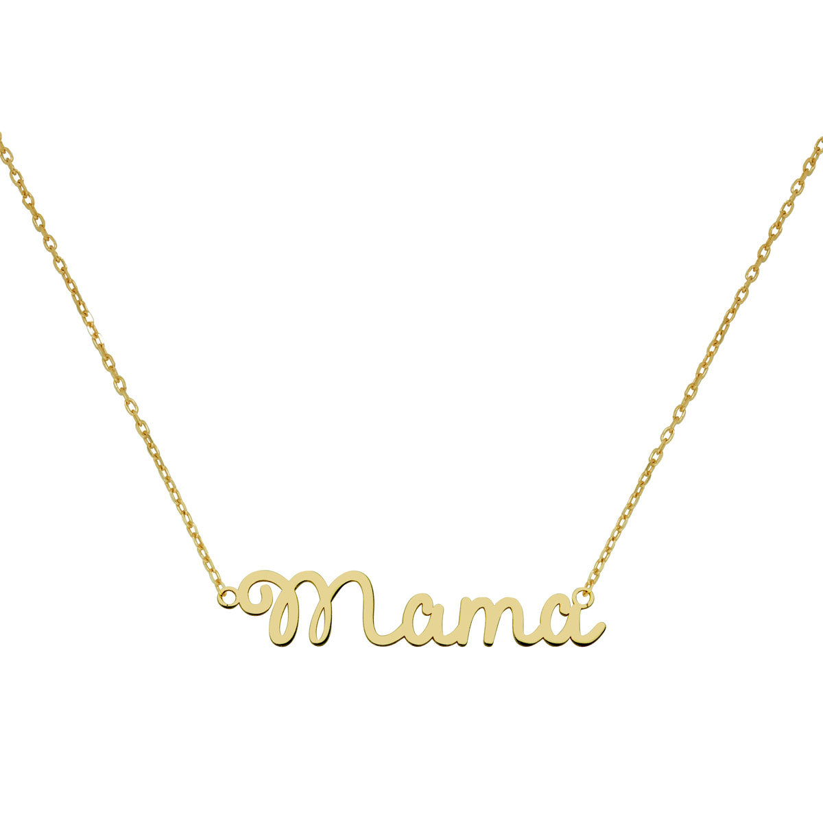 Collar Mamá Caligrafía