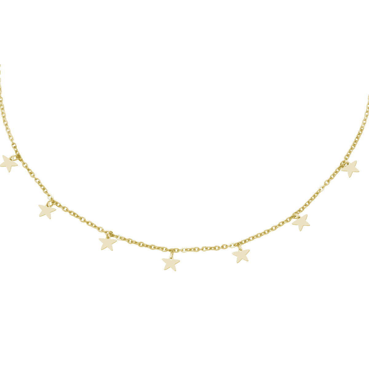 Collar Estrellas de Oro para Mujer