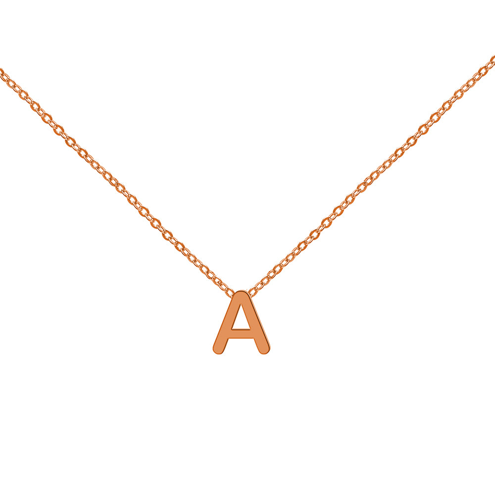 Collar de Oro con Inicial Grabada