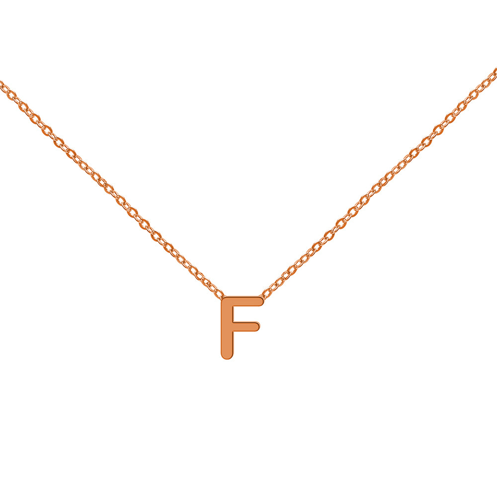 Collar de Oro con Inicial Grabada