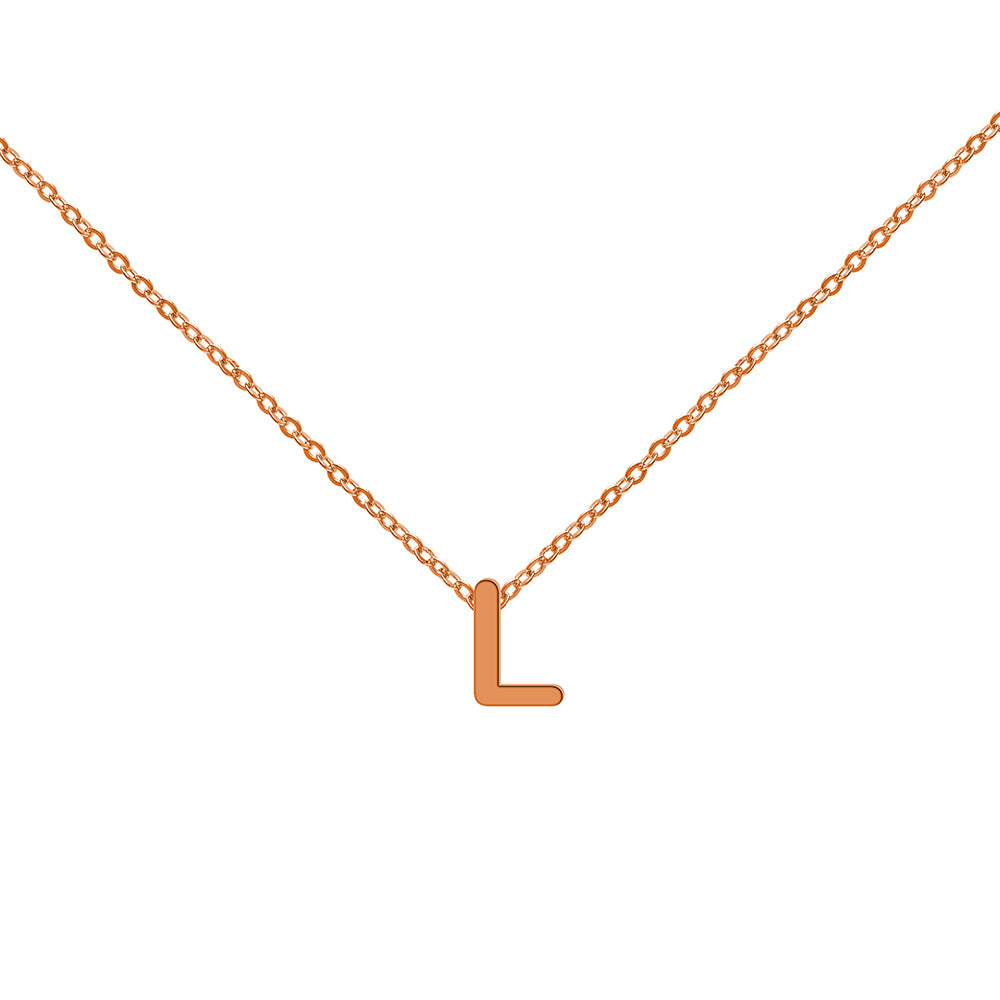 Collar de Oro con Inicial Grabada