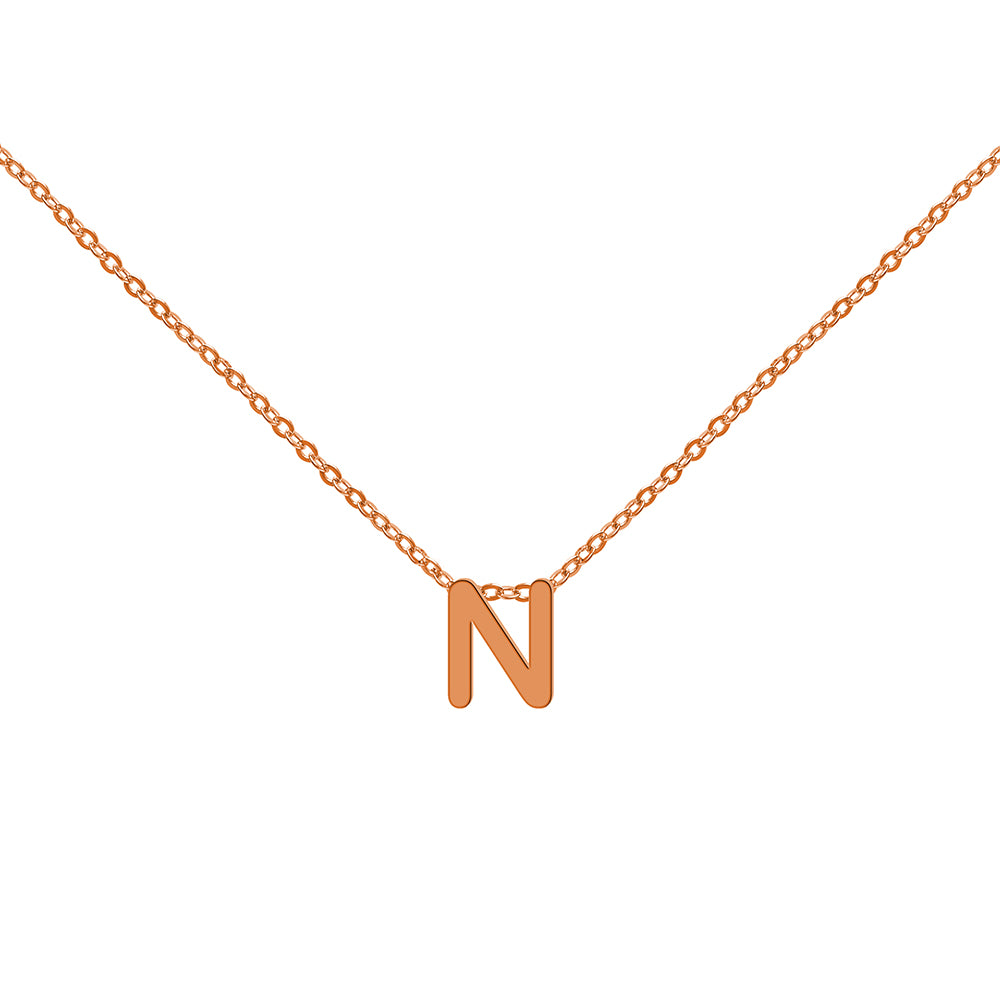 Collar de Oro con Inicial Grabada