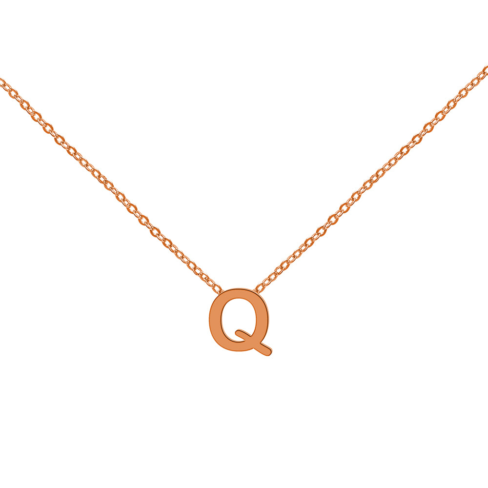 Collar de Oro con Inicial Grabada