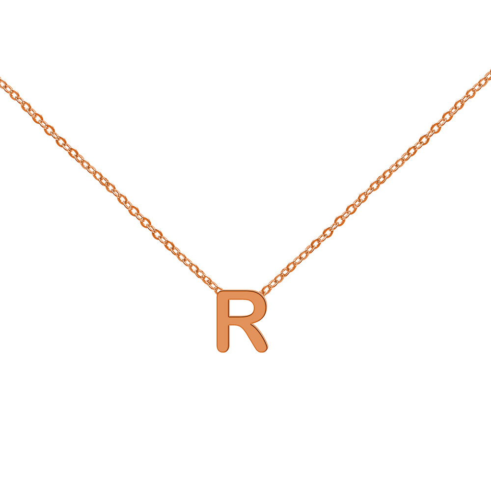 Collar de Oro con Inicial Grabada