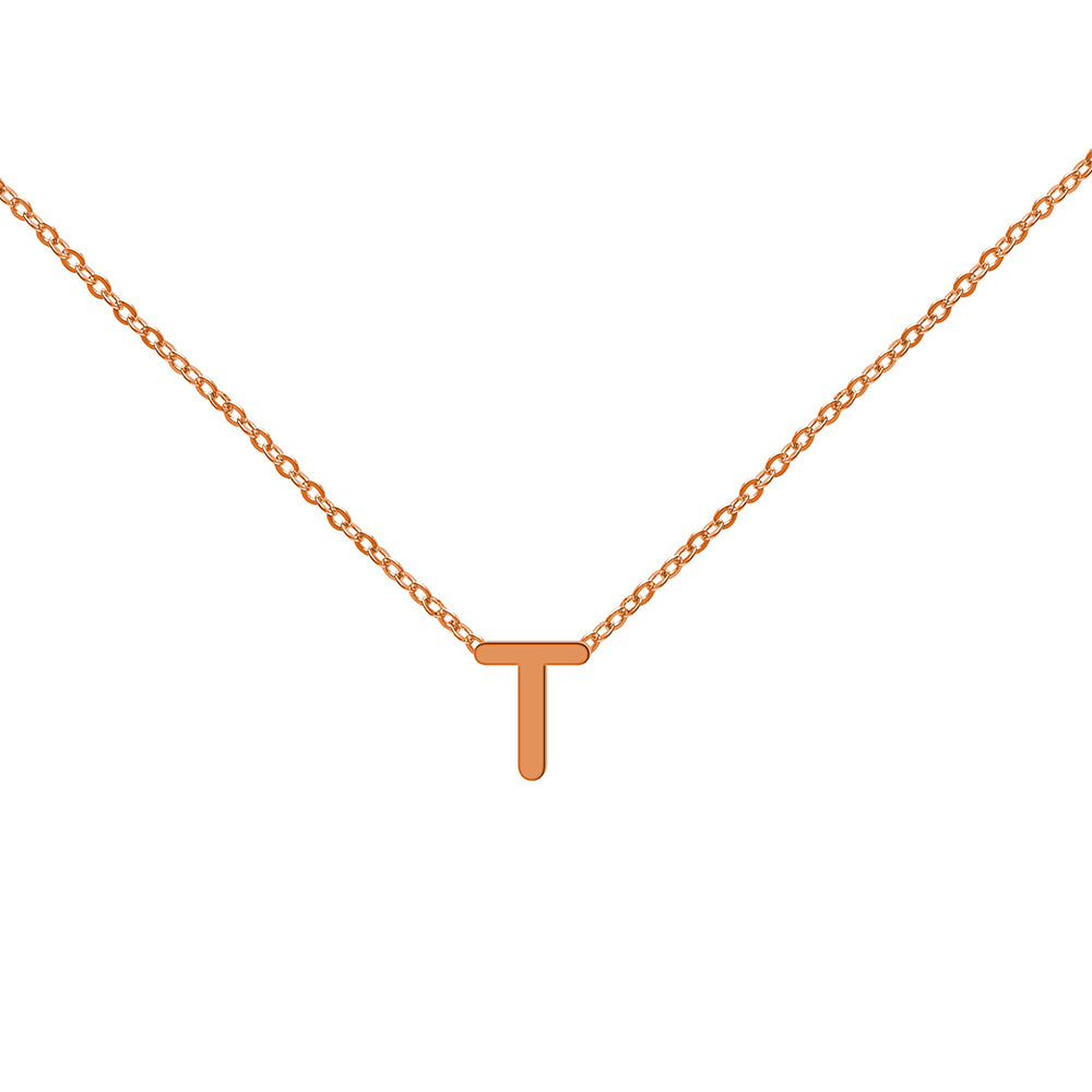 Collar de Oro con Inicial Grabada