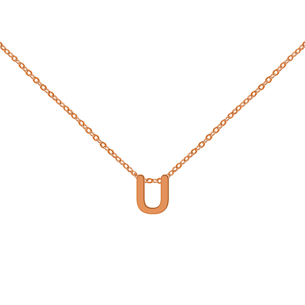 Collar de Oro con Inicial Grabada