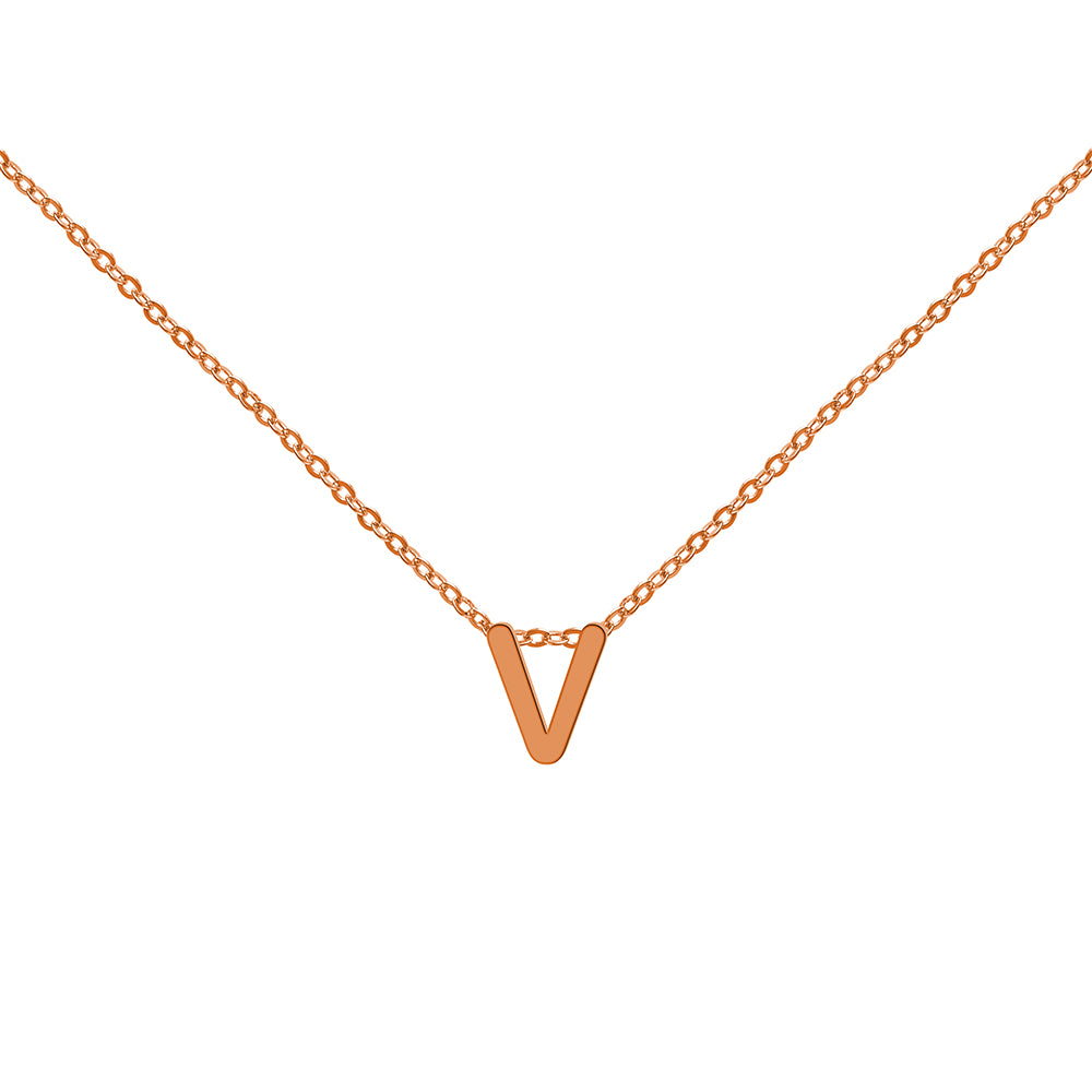 Collar de Oro con Inicial Grabada