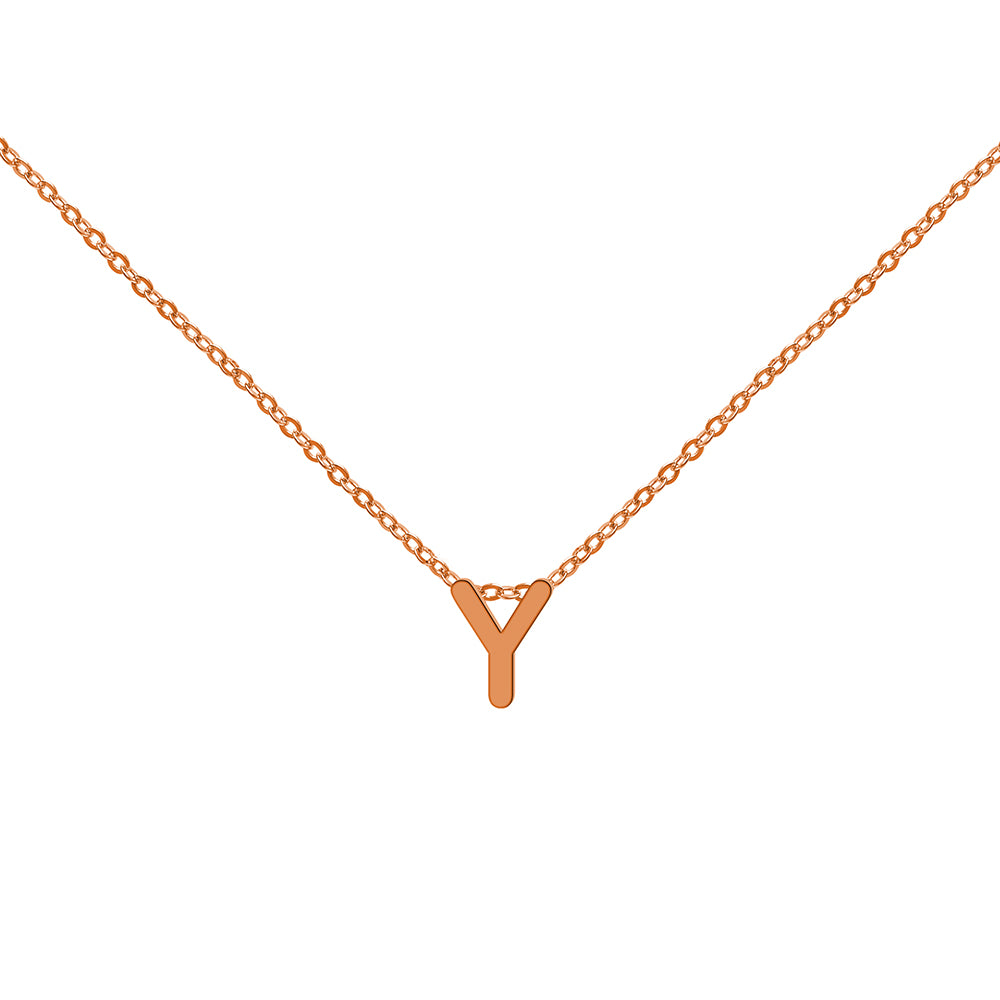 Collar de Oro con Inicial Grabada
