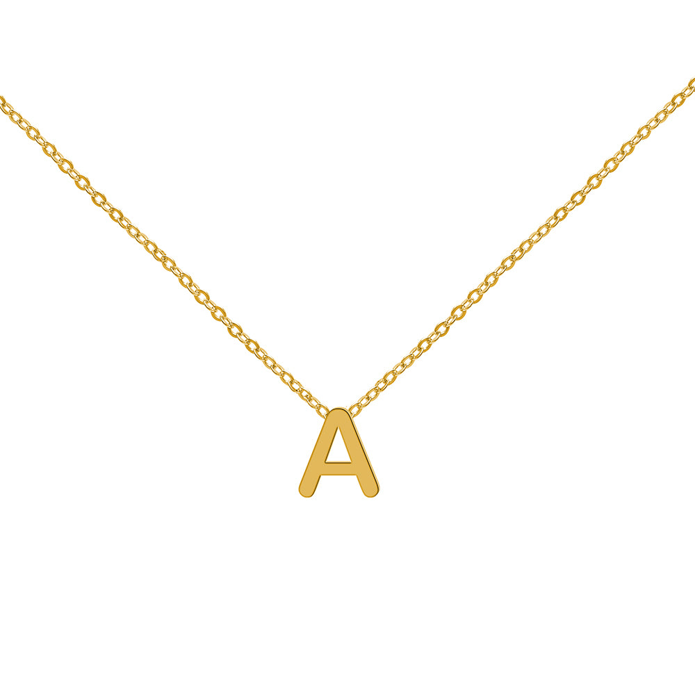 Collar de Oro con Inicial Grabada