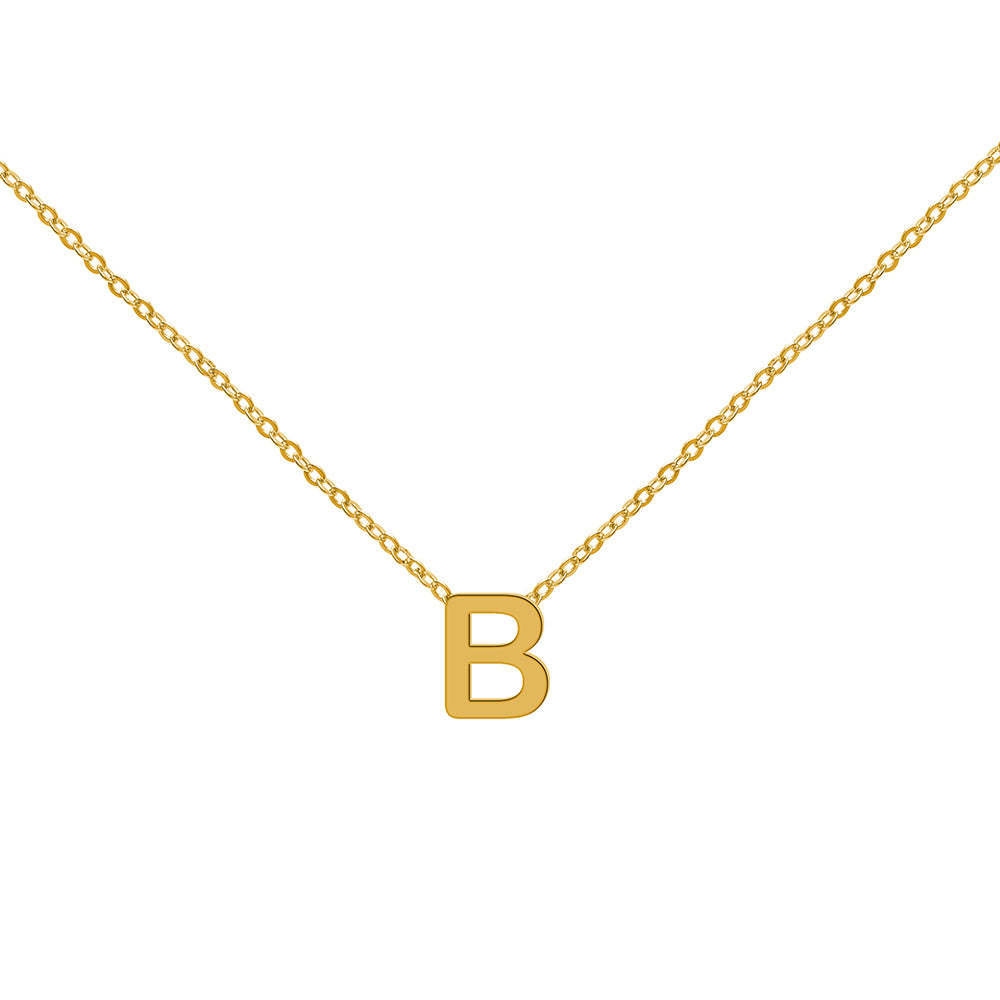 Collar de Oro con Inicial Grabada
