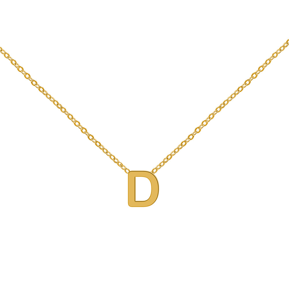 Collar de Oro con Inicial Grabada
