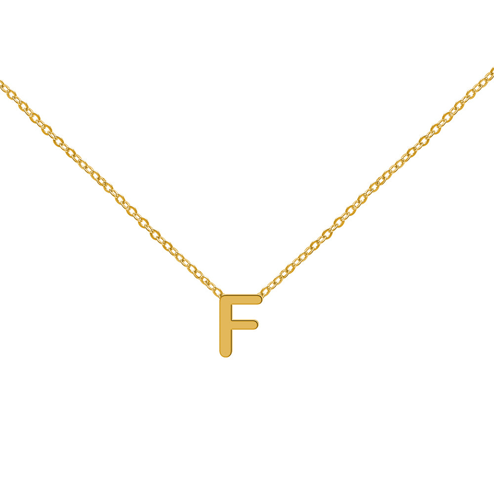 Collar de Oro con Inicial Grabada