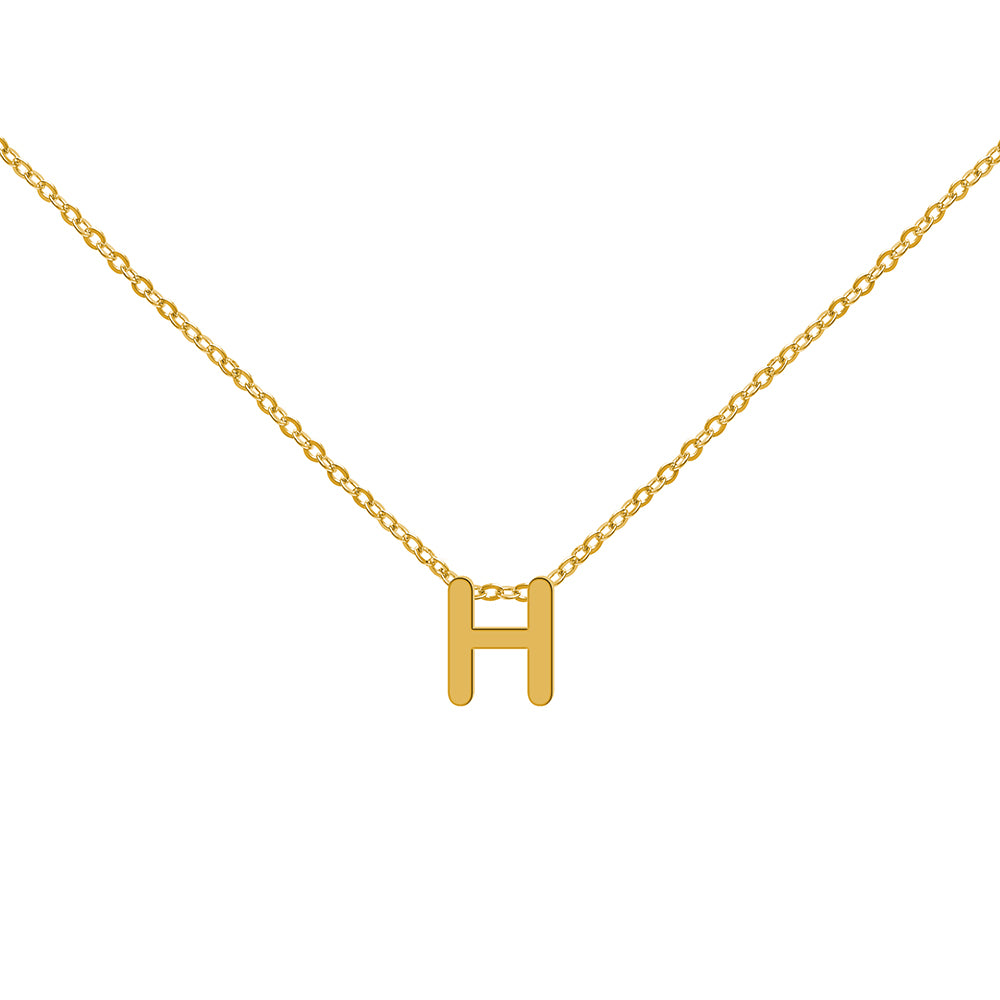 Collar de Oro con Inicial Grabada