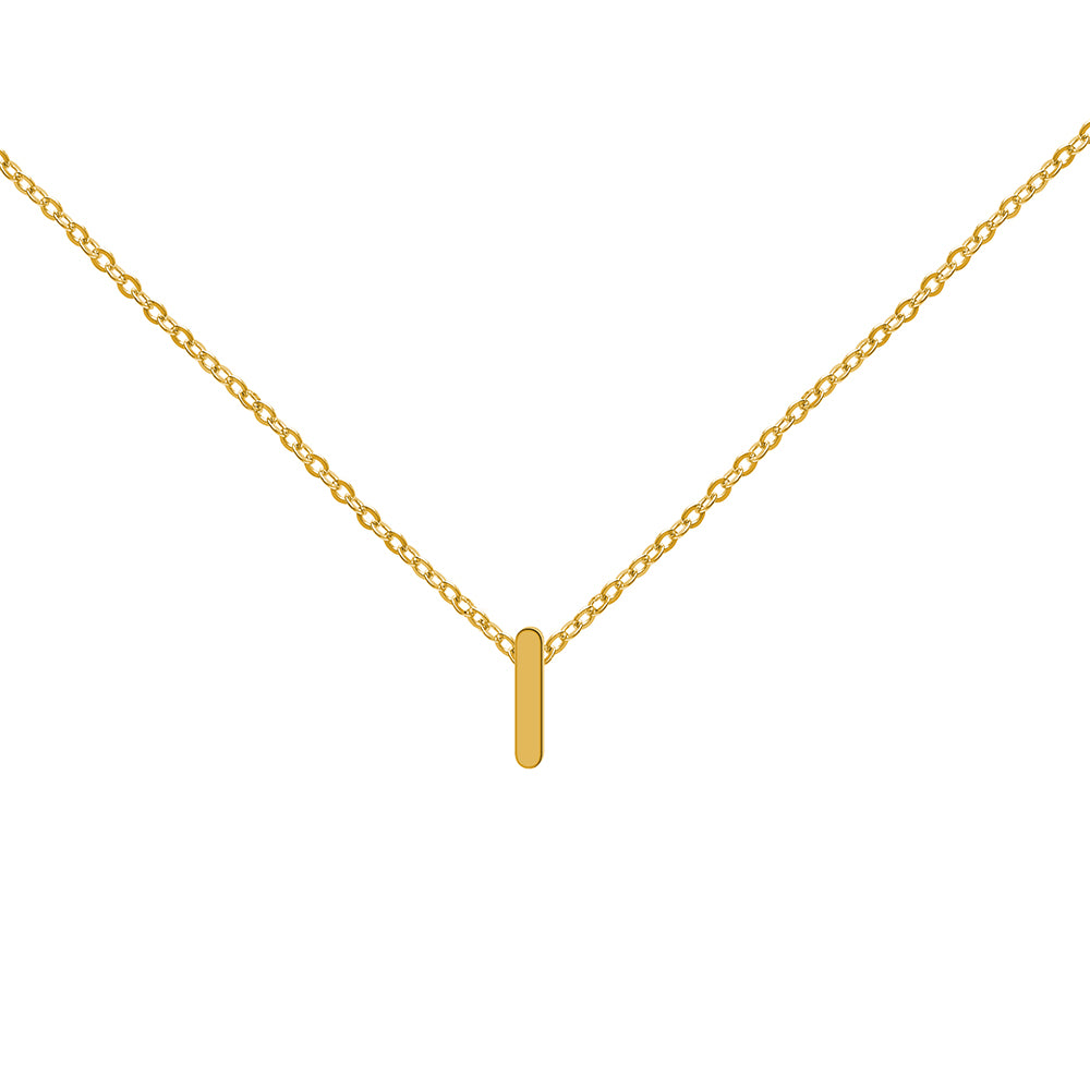 Collar de Oro con Inicial Grabada