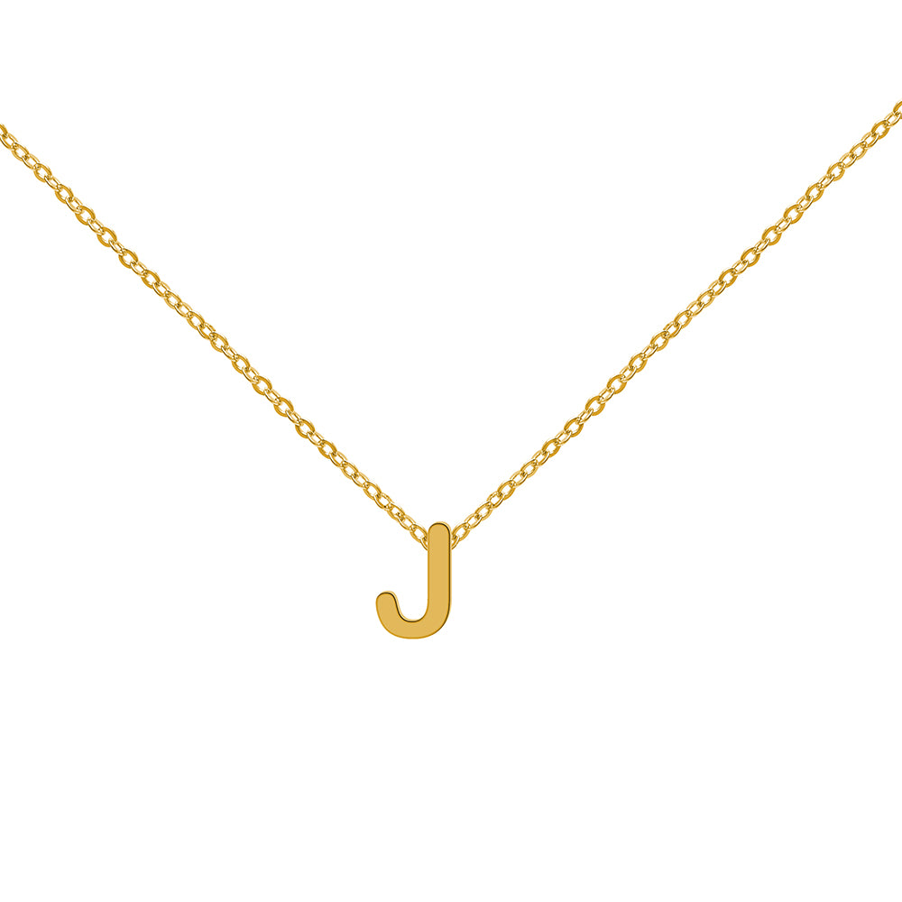 Collar de Oro con Inicial Grabada