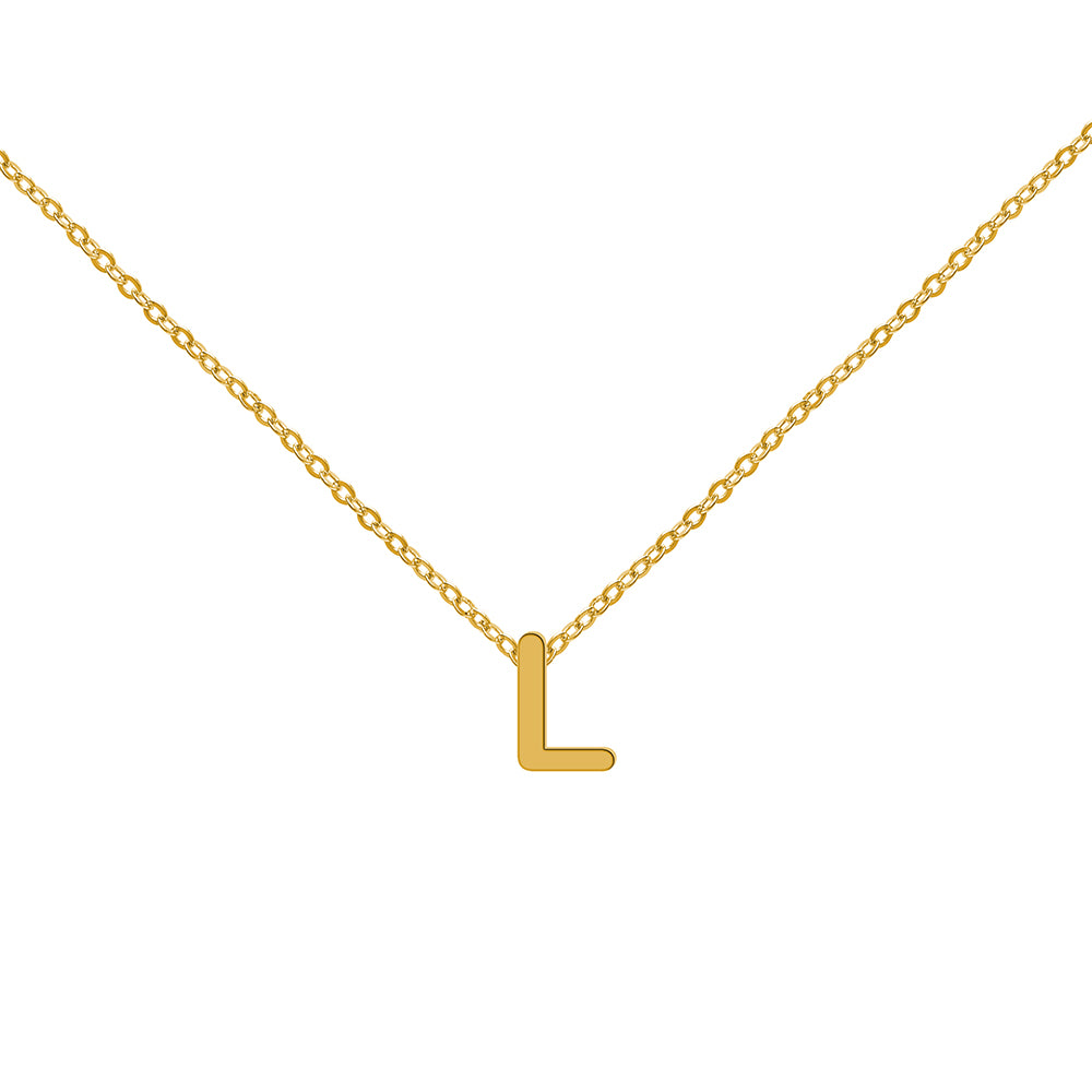 Collar de Oro con Inicial Grabada