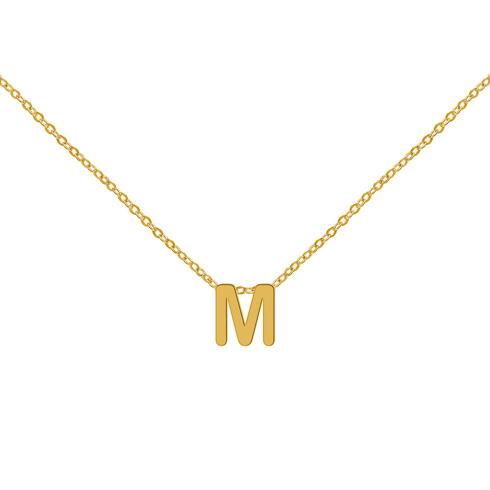 Collar de Oro con Inicial Grabada
