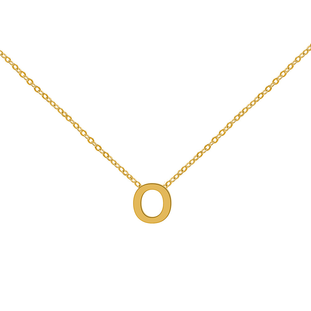 Collar de Oro con Inicial Grabada