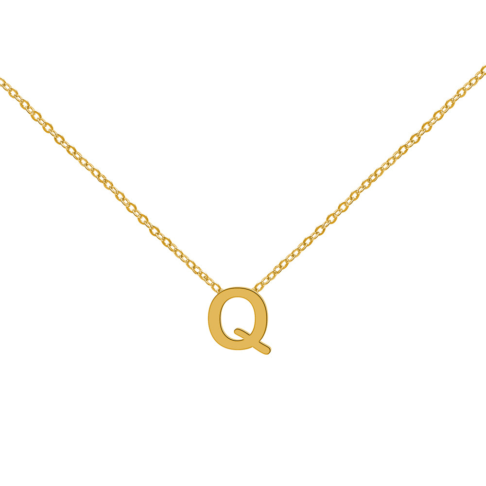 Collar de Oro con Inicial Grabada
