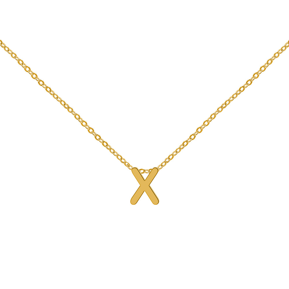 Collar de Oro con Inicial Grabada