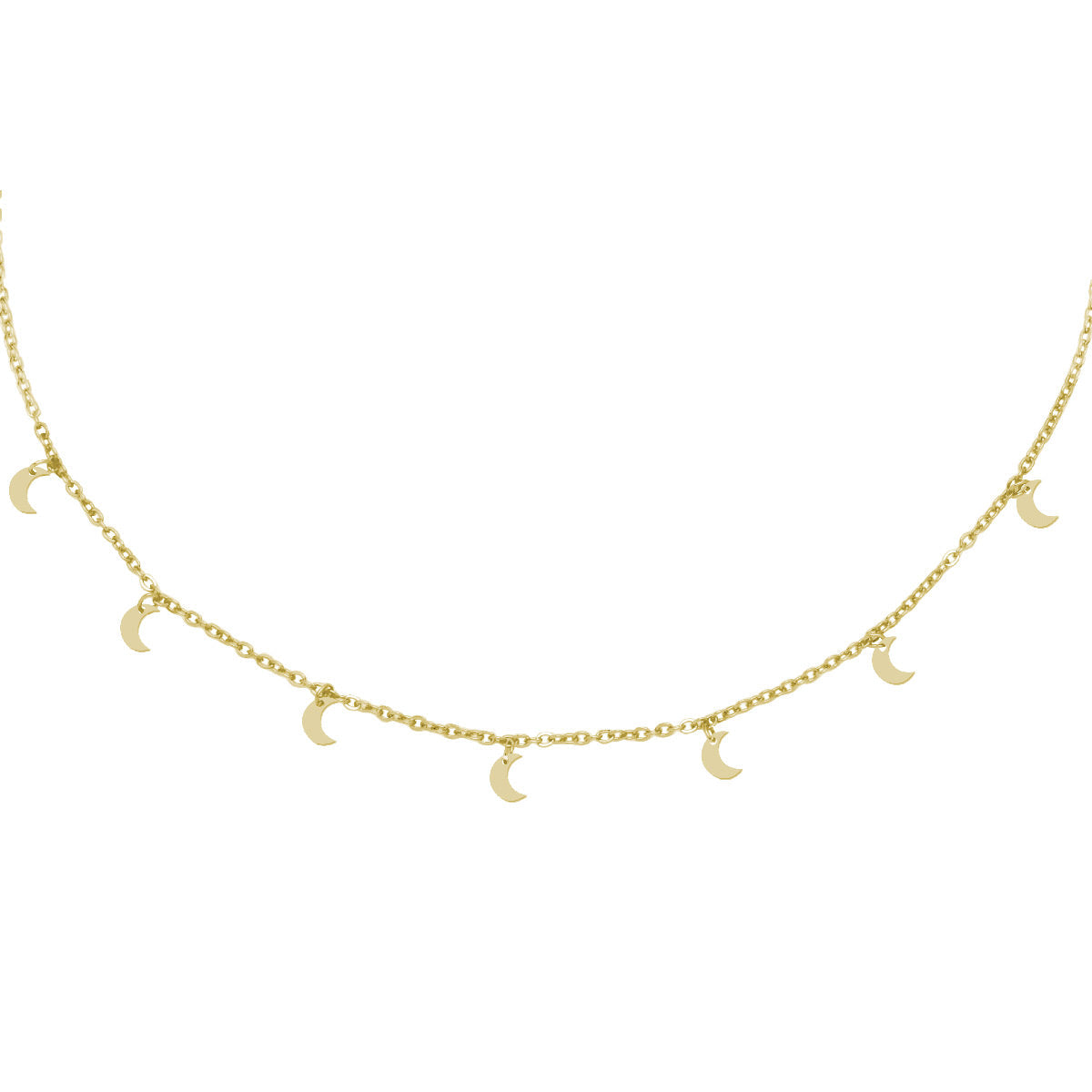 Collar Lunas de Oro