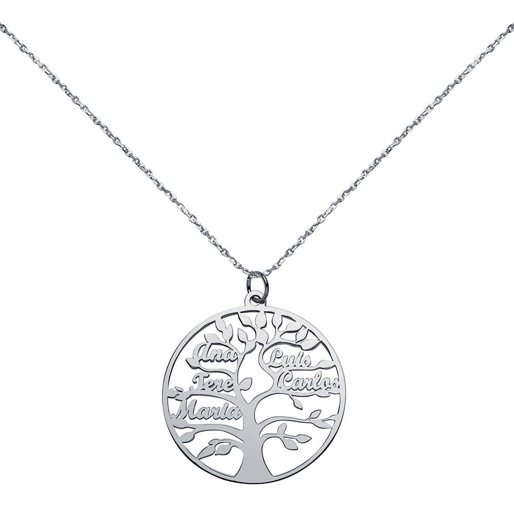 Collar Árbol de Vida de Oro 18K Personalizado