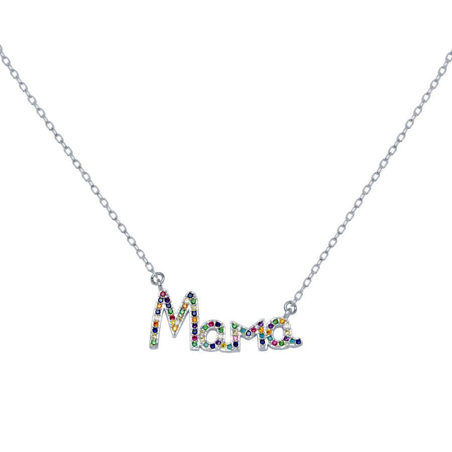 Collar Mamá Circonitas Colores