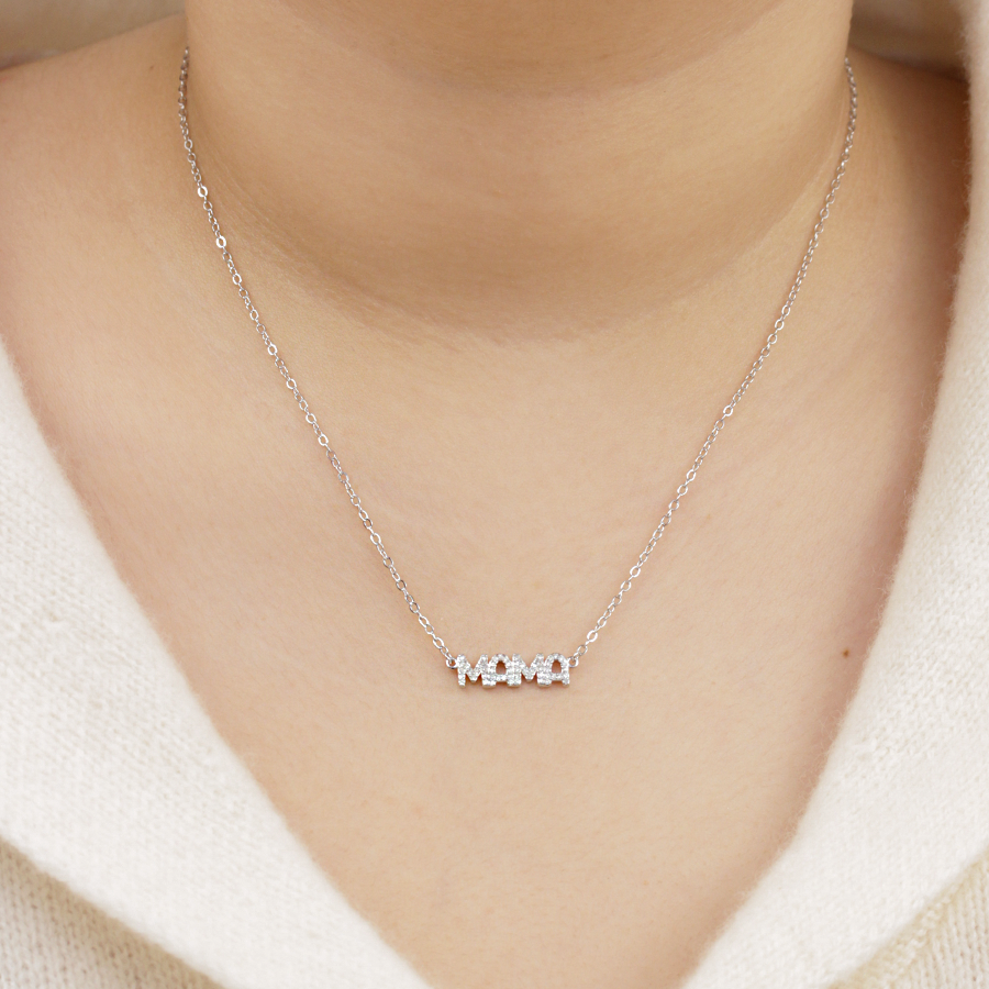 Collar Mamá Circonitas Sparkle