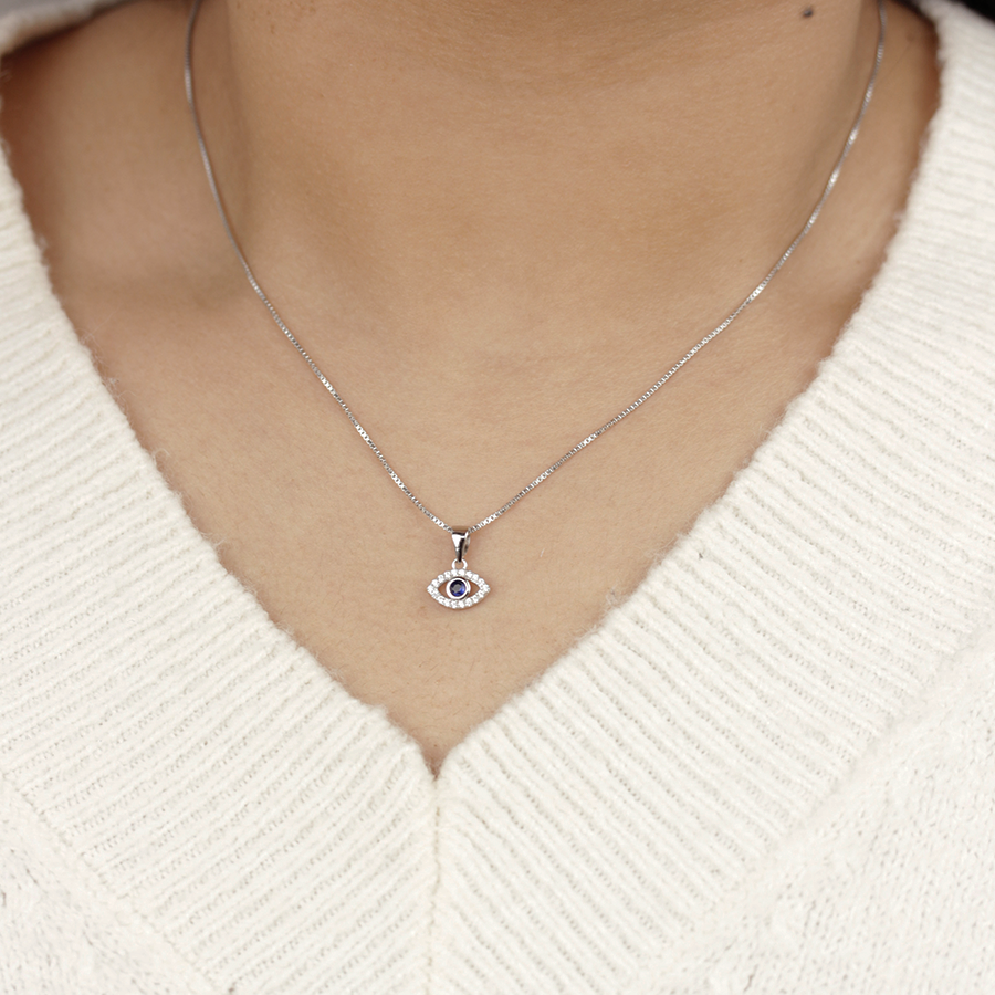 Collar Ojo Turco de Plata 925