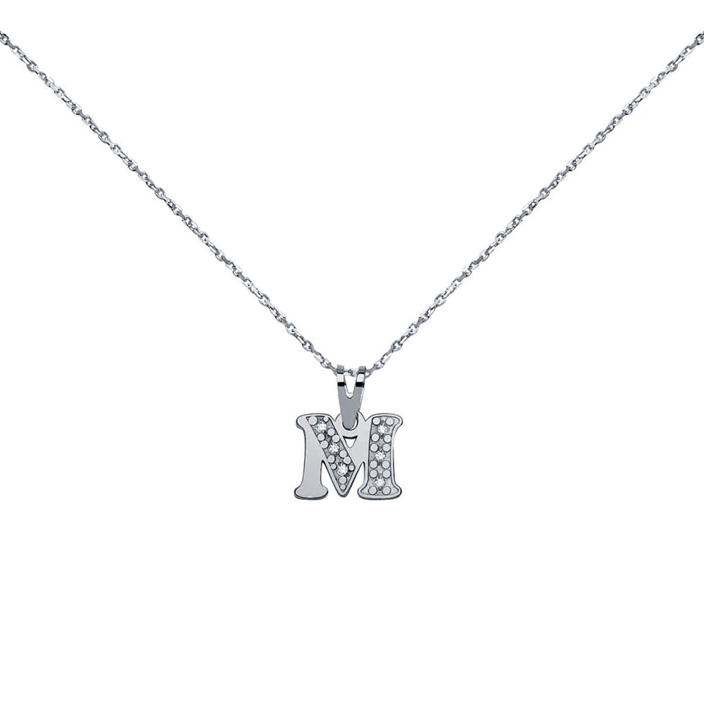 Collar de Oro 18K con Inicial Grabada