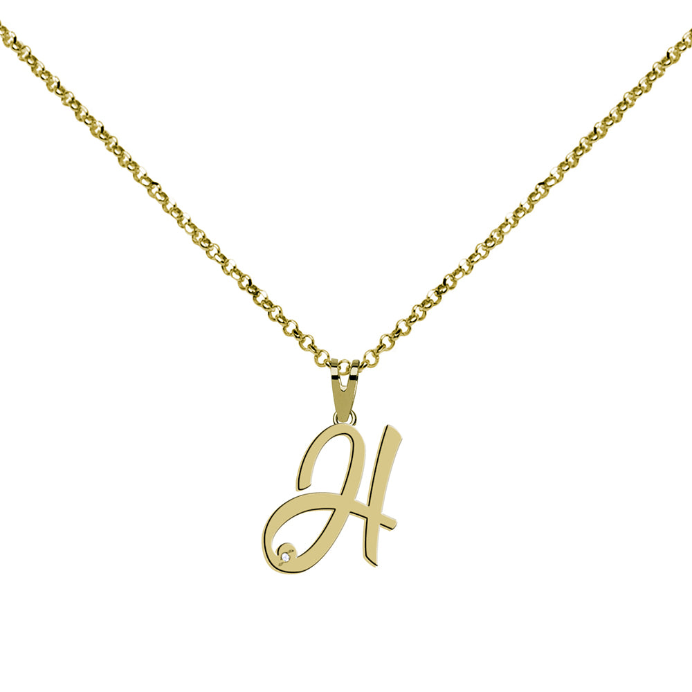 Collar de Plata 925 con Inicial Grabada