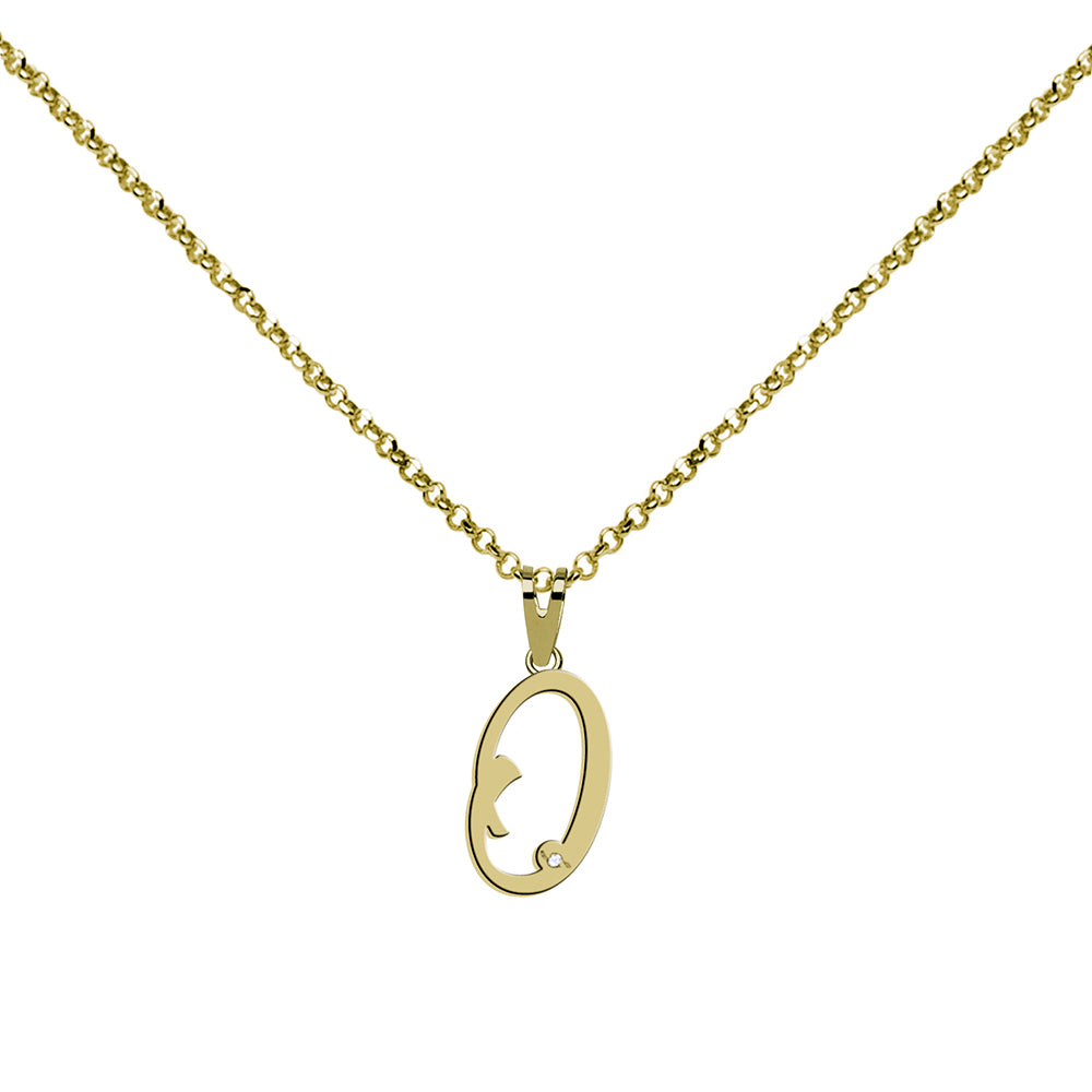 Collar de Plata 925 con Inicial Grabada