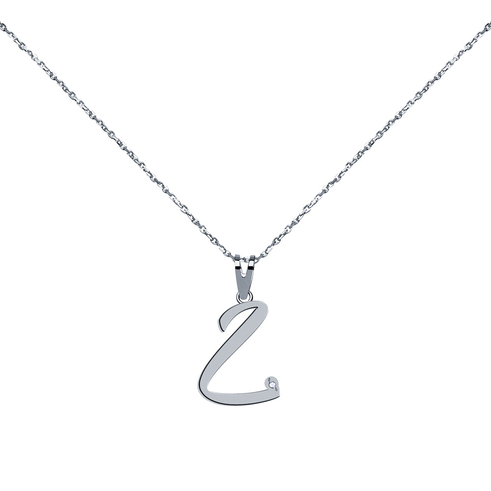 Collar de Oro con Inicial en Circonitas