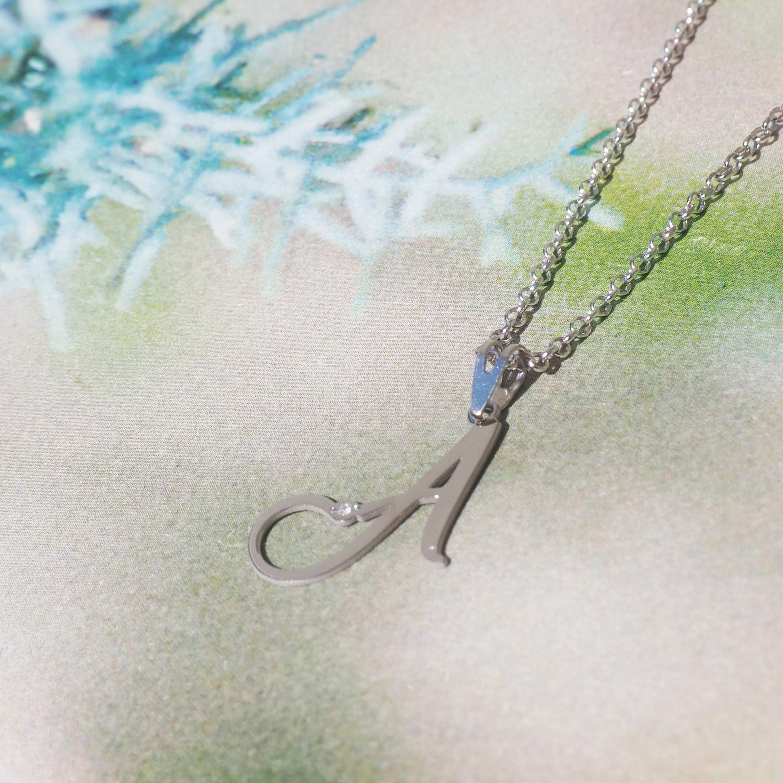 Collar de Plata 925 con Inicial Grabada