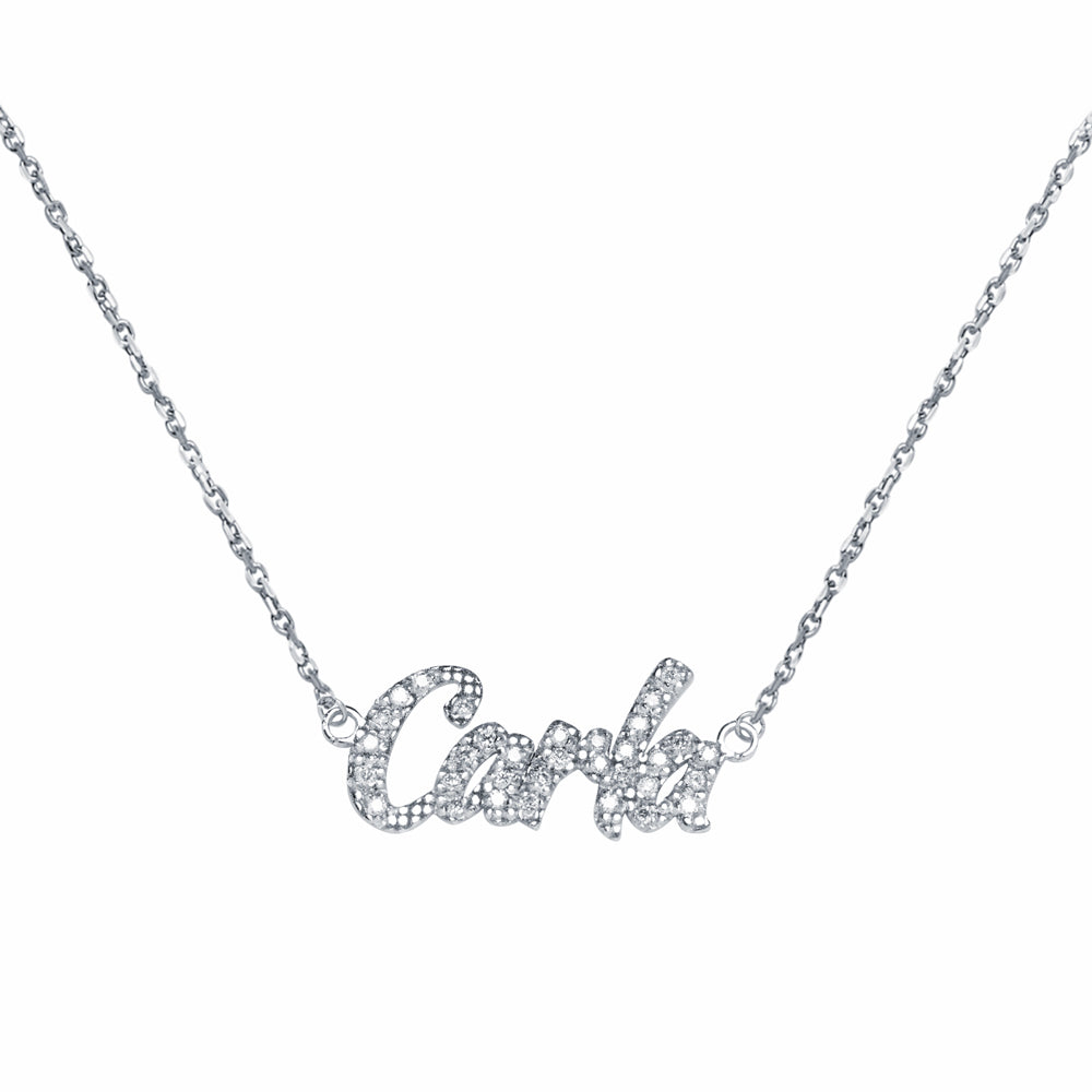 Collar con Nombre Diamantes