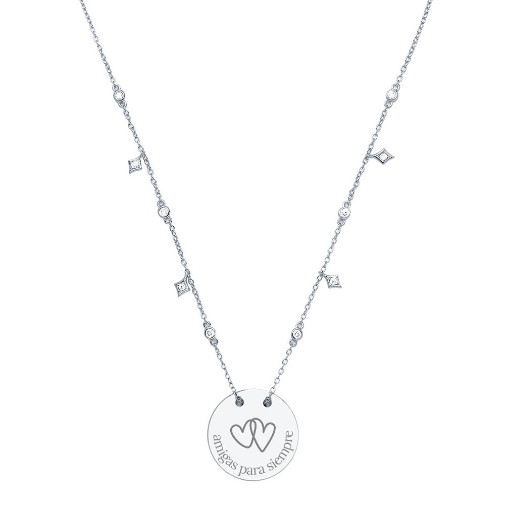 Collar Wanderlust Twinkle de Plata 925 Personalizado
