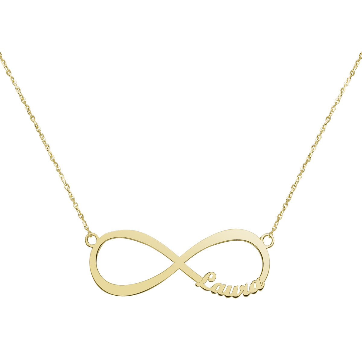 Collar Infinito de Plata 925 Personalizado