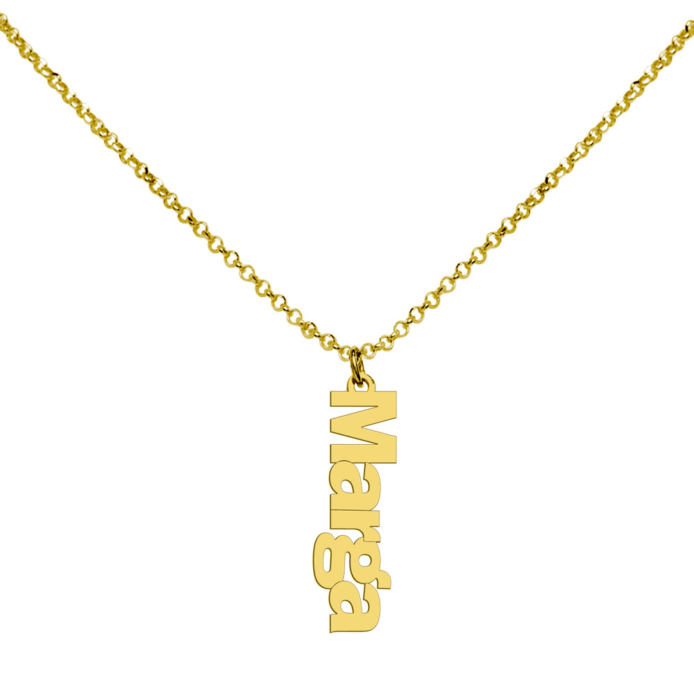 Collar con Nombre Vertical