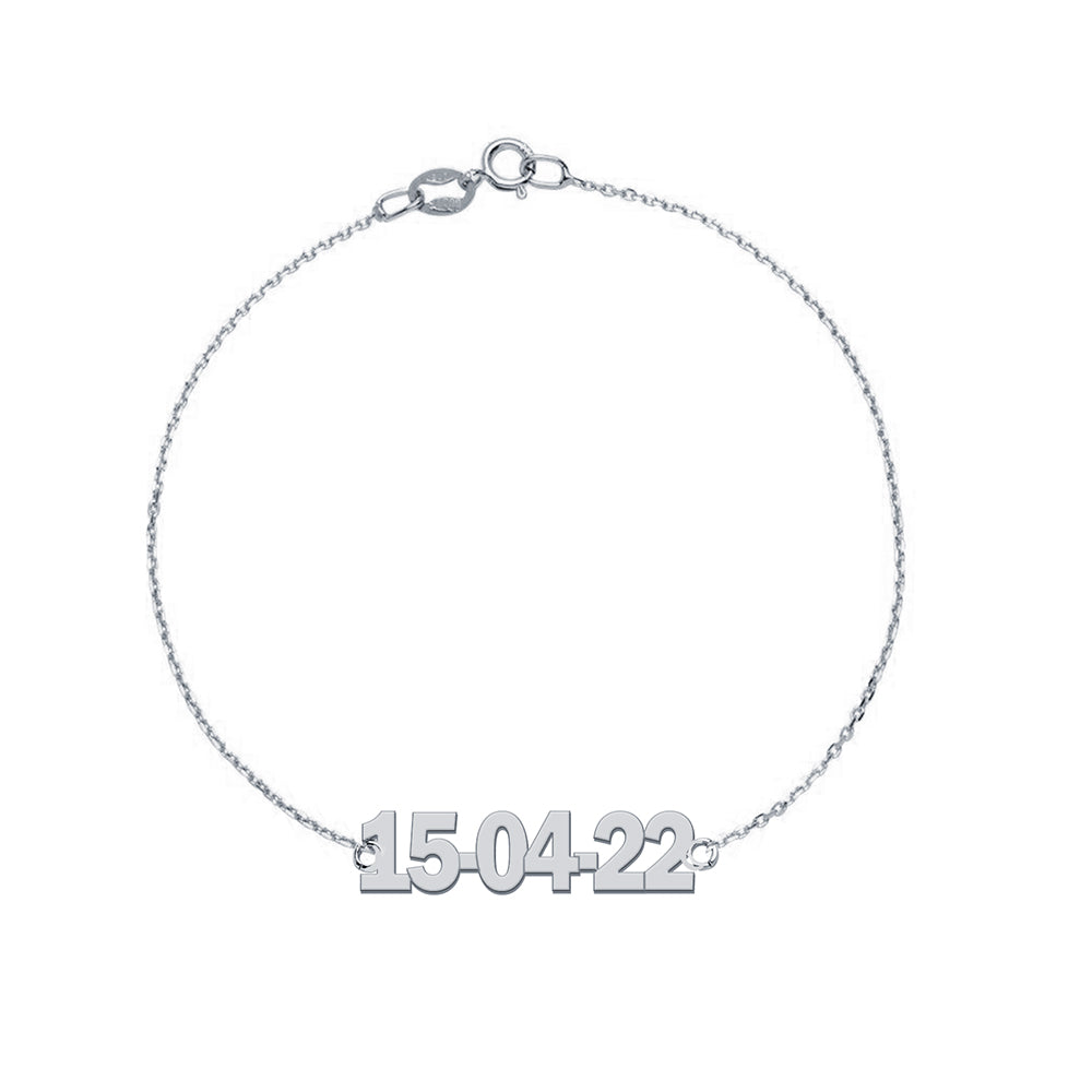 Pulsera de Oro con Fecha Personalizada