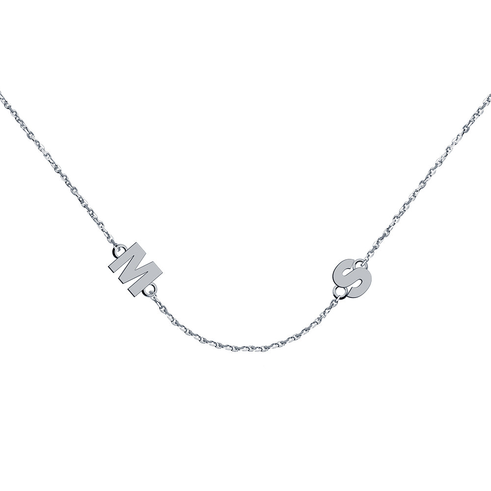 Collar Minimal de Oro con Inicial Grabada